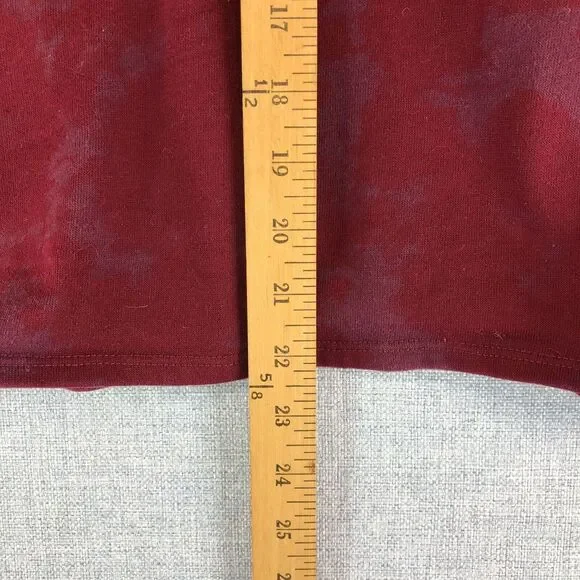 Wizarding World of Harry Potter Women's 1X  Crop Hoodie Sweatshirt Maroon Snitch - Picture 9 of 9